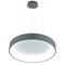 Cwi Lighting Arenal LED Drum Shade Pendant With Gray & White Finish 7103P24-1-167 - alternate 6